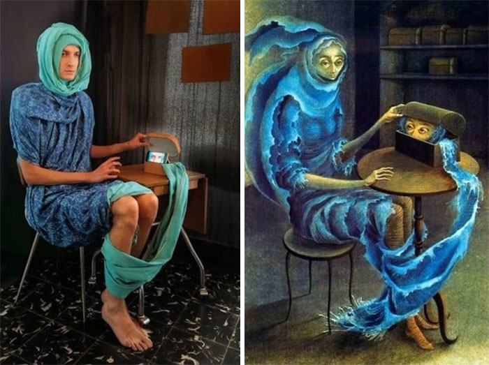 People Are Recreating Famous Paintings In This Spanish Facebook Group, And Here Are 30 Of The Best Ones